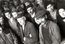 1944-11-23_Photo DA084_Mineri din Valea Jiului -Gheorghe Gheorghiu-Dej-Petrosani