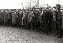 1944-11-23_Photo DA085_Mineri din Valea Jiului – Gheorghe Gheorghiu-Dej