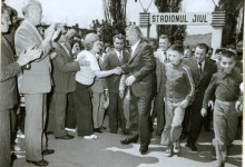 1977-08-03_Photo BA142_Nicolae Ceausescu in Valea Jiului