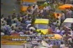 Mineriada din 1990......Street fight at revolution...iliescu